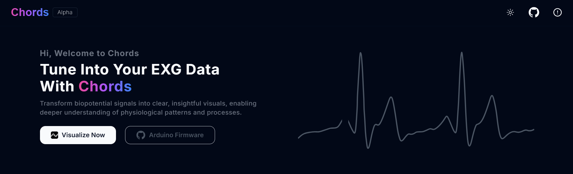 Chords Web Landing Page